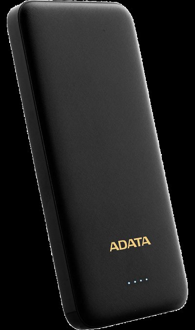 Аккумулятор ADATA T10000, Li-Ion, 10000 мАч, чёрный