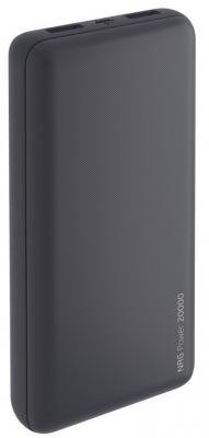 Внешний аккумулятор Deppa NRG Power 20000 mAh, 2.1A, 2xUSB, компактный, серый
