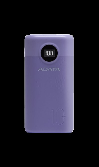 Аккумулятор ADATA P10000QCD, Li-Ion, 10000 мАч, фиолетовый