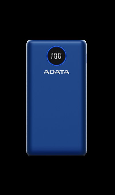 Аккумулятор ADATA P20000QCD, Li-Ion, 20000 мАч, синий