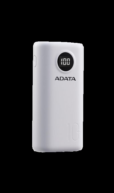 Аккумулятор ADATA P10000QCD, Li-Ion, 10000 мАч, белый