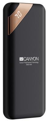 Внешний аккумулятор Power Bank 5000 мАч Canyon CNE-CPBP5B черный